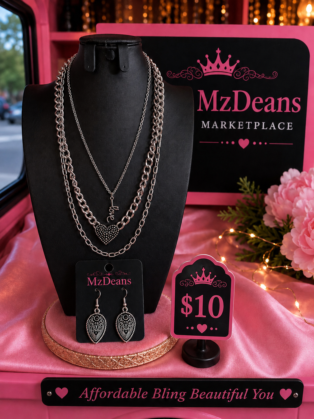 Elegant Heart Collection – Silver Jewelry Set