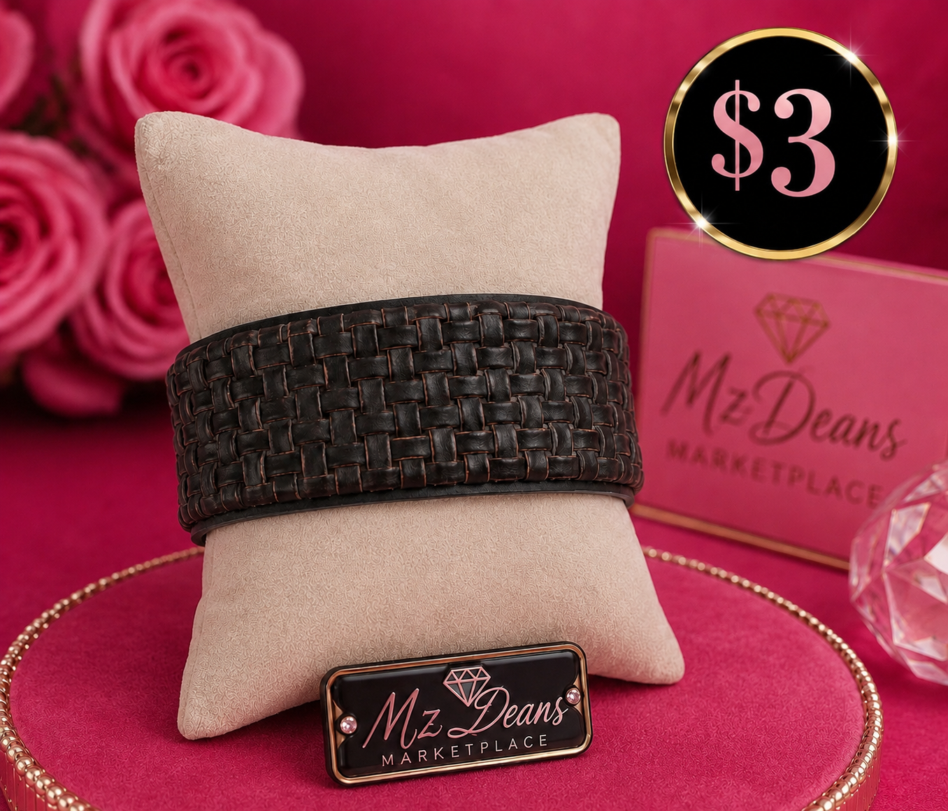 Midnight Woven Cuff